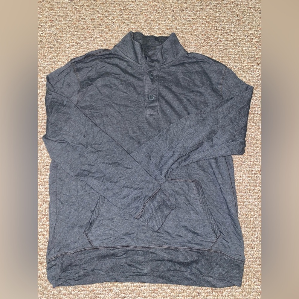 MENS Gap Mock Neck Fleece